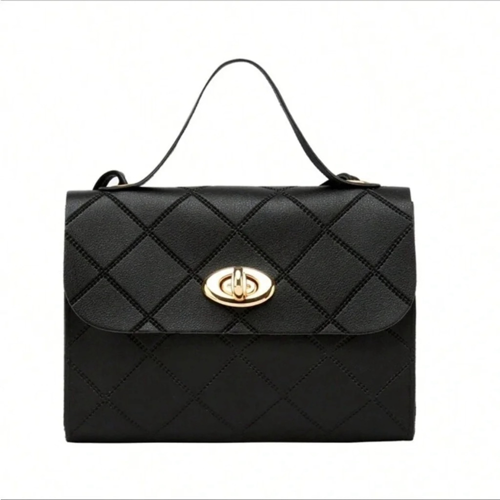 ⚠️Clearance Mini Black Embossed Shoulder / Crossbody Bag - Picture 4 of 5